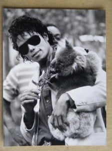 Michel Jackson tuvo y koala como mascota